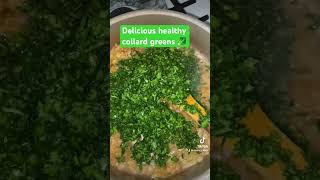 Delicious collard greens 🥬 healthy [upl. by Goldie]