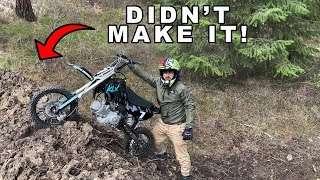 Climbing STEEP Hills  Pit Bike Adventures [upl. by Repsac]