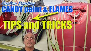 Tips Tricks HowTo custom painted flames with a candy fade base [upl. by Aniakudo93]