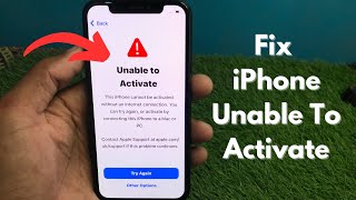 Fixed✅ iPhone Unable To Activate Problem  Unable To Activate iPhone After Update or Reset  2024 [upl. by Bowerman]