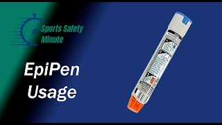 Sports Safety Minute  EpiPen Usage during Allergic Reaction [upl. by Oinigih447]