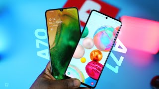 Samsung Galaxy A70 vs A71  Huge Camera Upgrade [upl. by Teiluj264]