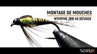 Montage mouche  Nymphe JBN 46 Devaux par Philippe Giraud [upl. by Hassin]