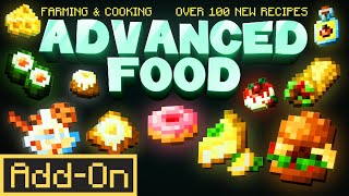 Advanced Food Farming amp Cooking Minecraft AddOn [upl. by Hillari264]