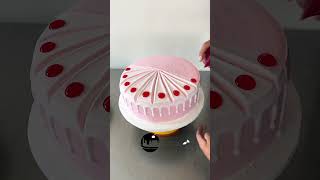 como decorar tortas con tecnicas de cortina [upl. by Anak]