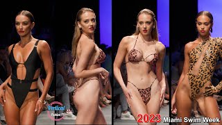 4k60 2023 HOT SWIMWEAR SHOWAMICHAEL ep3  2023 Miami Swim Week [upl. by Aret]