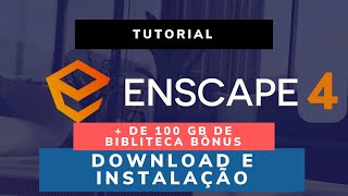 Como baixar e instalar o Enscape 40  100 GB em Blocos Bônus [upl. by Patrick943]