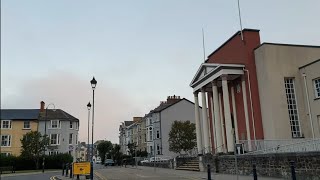 Walk in Beautiful Welsh Town of Aberystwyth  Wales  Sights and Sounds [upl. by Melloney]