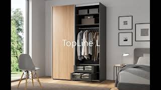 TopLine L sliding door system  Hettich [upl. by Kipp]