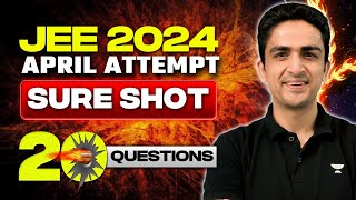 Sureshot 20 Questions of Maths  Jee Main 2024 April Attempt [upl. by Madelon743]