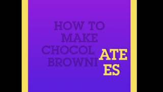 Easy Chocolate Brownies [upl. by Notnert]