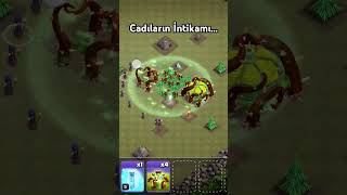 Cadıların İntikamı  Clash of Clans  coc youtubeshorts cocclans games gaming cocclash [upl. by Lac]