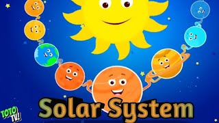 Planet song  Solar System Song  Learn about 8 Planets Sun Moon and Stars For kids  Planets song [upl. by Adialeda]