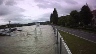 Kremser Donauhochwasser im Zeitraffer [upl. by Suoivatram]