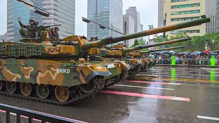 South Korea Military Parade in Seoul City  75th Armed Forces Day 4K HDR [upl. by Kitarp]