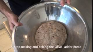 Video Recipe  Fougasse  French Olive Ladder Bread [upl. by Angelita402]