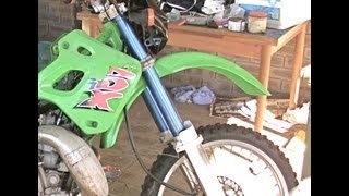 KDX 250 D1 Kawasaki 2 Stroke Restoration Project Part 1 [upl. by Ocinemod]