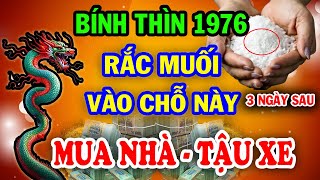 Hé Lộ Chấn Động Bính Thìn 1976 Rắc Muối Vào Vị Trí Này 3 Ngày Sau Tiền Đổ Về Như Thác Lũ [upl. by Eidod]