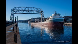 Lets end this year with an Extremely Rare visit to Duluth by the Wilfred Sykes Salutes and all [upl. by Einittirb]