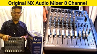 original NX Audio mixer 8 channel wholesale market hubli [upl. by Akimahc612]