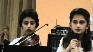 Mey zadeh shab Nima Sadeghi violin Nava Sadeghi singer [upl. by Akiras]