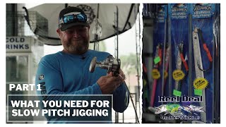 Slow Pitch Jigging  Expert Tips with Reel Deal Tackle  Part 1  Rod amp Reel Setup [upl. by Attenreb754]