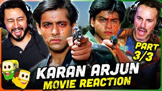 KARAN ARJUN Movie Reaction Part 33  Shah Rukh Khan  Salman Khan  Rakhee Gulzar [upl. by Llenrev194]