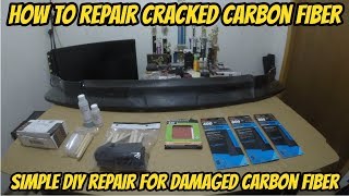 How To Repair Cracked Carbon Fiber Part 1 [upl. by Notnroht]