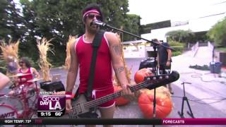 80s tribute cover band FlashPants on Good Day LA with Mar Yvette on FOX Los Angeles Orange County [upl. by Neerom]