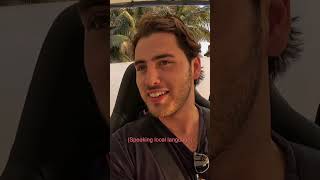 Luke Damant goes to fly dining restaurant in Bangladesh 🇧🇩 shorts [upl. by Pazit]