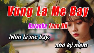 Vùng Lá Me Bay Karaoke Tone Nữ Fa Thứ  Karaoke Nhạc Sống Chuẩn Mới Nhất NBP Music [upl. by Conant535]