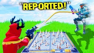 I Trolled Him With NEW Harpoon Gun Fortnite [upl. by Maidy]