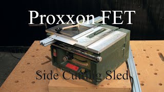 Proxxon FET Side Cutting Sled [upl. by Ebag]