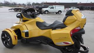 001585 2014 Can Am Spyder RT S SE6  Used motorcycles for sale [upl. by Anuaek92]