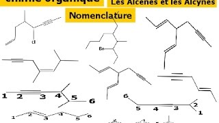 chimie organique smpcs3Nomenclature Les Alcènes et les Alcynes [upl. by Ahsinar393]