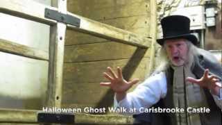 Halloween Ghost Walk at Carisbrooke Castle  Isle of Wight [upl. by Wu]