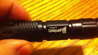 UniqueFire G10 CREE XPG R5 1Mode 350Lumen White LED Flashlight 1145001AA [upl. by Eillen]