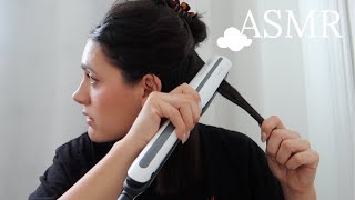 ASMR  Hair Straightening no talking ✵Steampod sounds✵ [upl. by Eneloj761]