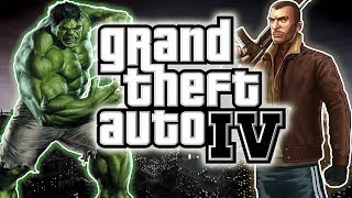 GTA 4  Hulk MOD [upl. by Neelcaj221]