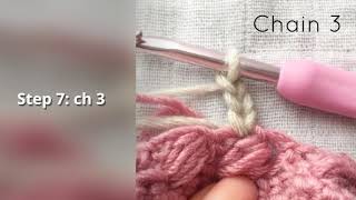 Crochet Braided Cowl Braided crochet puff stitch tutorial [upl. by Powell]