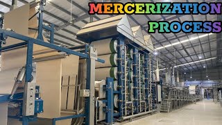 Mercerization of Cotton Fabric  Mercerization Process in Textile [upl. by Kroo526]