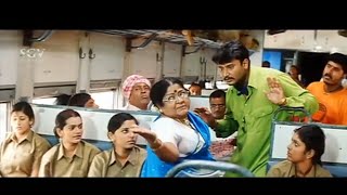 ನೀನ್ ಕಕ್ಕಸ್ ಮಾಡಿದ್ದುಕ್ಕೆ  Anatharu Kannada Movie Comedy Scene  Darshan  Radhika [upl. by Tatman]