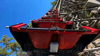 Kolmården Wildfire 9th Row Left Side POV September 2024 [upl. by Yesnel]