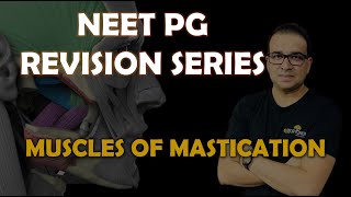 NEET PG MUSCLES OF MASTICATION [upl. by Ahsinar]