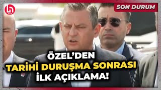 SON DURUM CHP Genel Başkanı Özgür Özel tarihi duruşma sonrası resmen MHPyi topa tuttu [upl. by Imak]