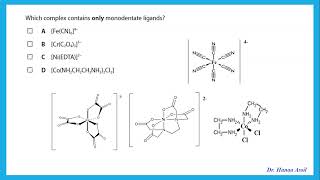 Transition Metals Q amp A  A2 Chemistry Edexcel  Dr Hanaa Assil [upl. by Ettereve]