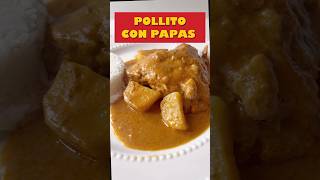 POLLITO CON PAPASrecetas criollascomida salvadoreña [upl. by Anirba892]