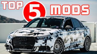 Top 5 FIRST Mods For The Audi A3 20152020 [upl. by Adar]