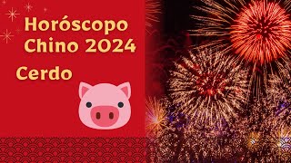 2024 HORÓSCOPO CHINO JABALÍ 🐷1923 1935 1947 1959 1971 1983 1995 2007 2019 y 2031 [upl. by Benedicta]