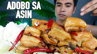 SPICY ADOBO SA ASIN MUKBANG [upl. by Nahc482]